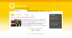 Desktop Screenshot of netaanleg.telenet.be