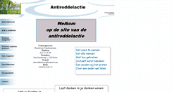 Desktop Screenshot of antiroddelactie.telenet.be