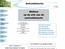 Tablet Screenshot of antiroddelactie.telenet.be